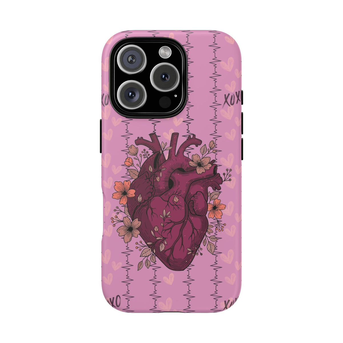 Pink Anatomical Heart Phone Case