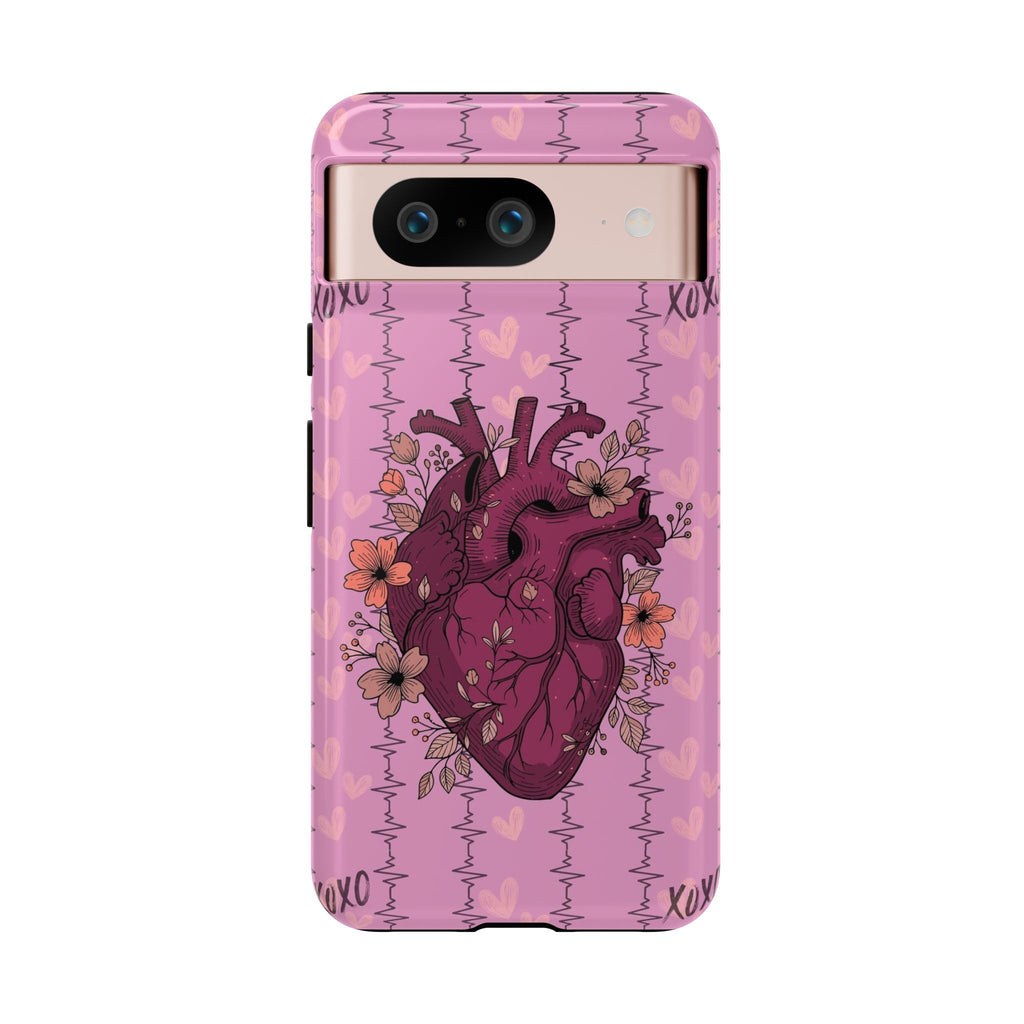 Pink Anatomical Heart Phone Case