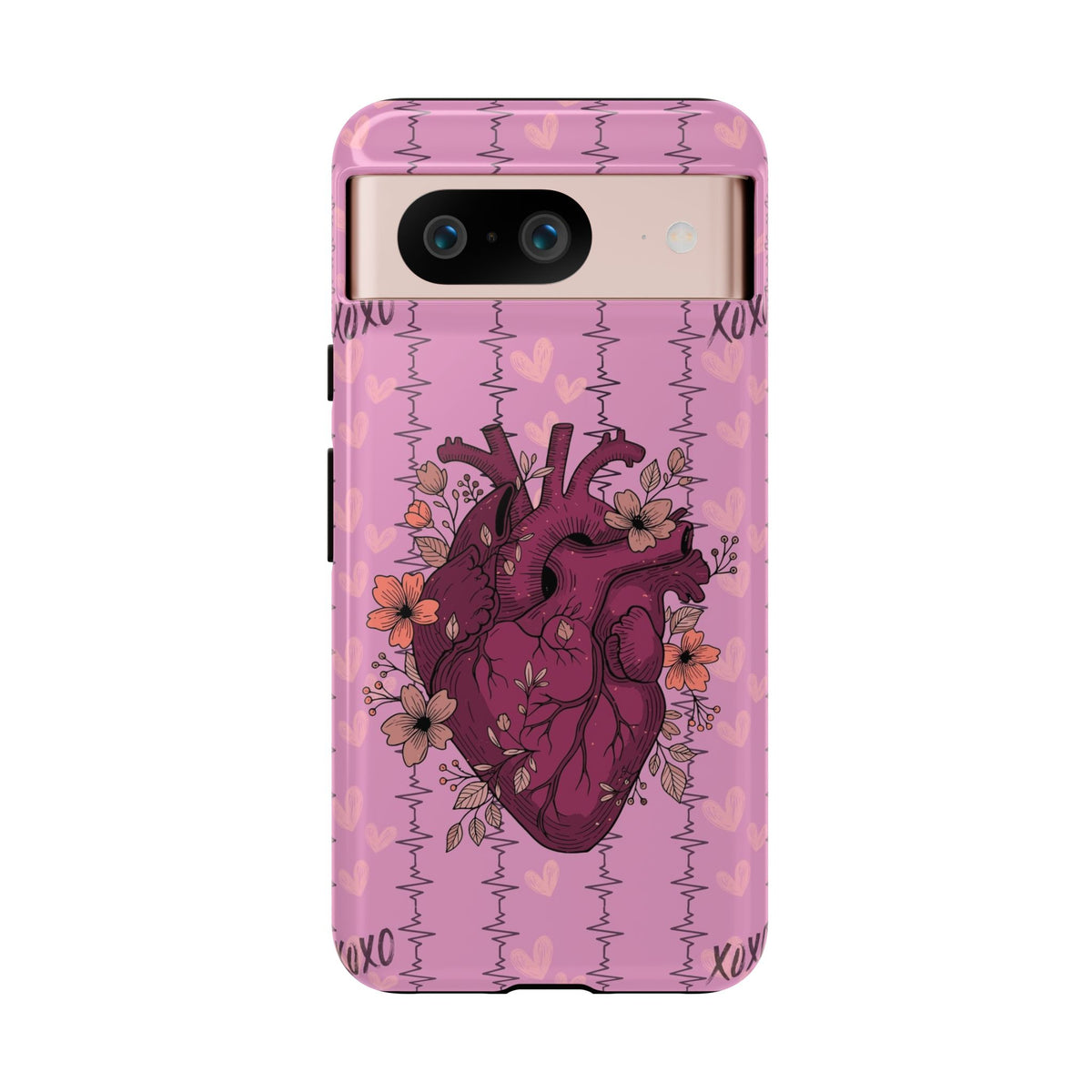 Pink Anatomical Heart Phone Case