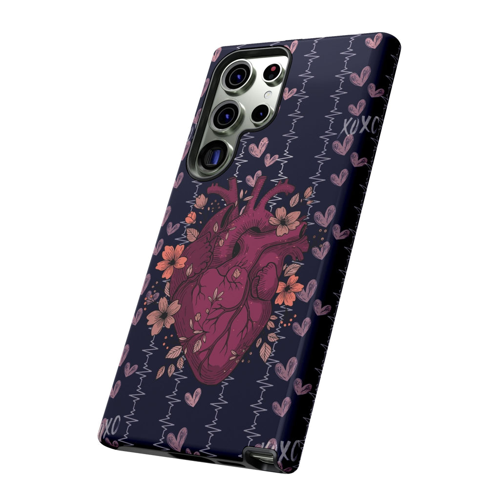 Dark Anatomical Heart Phone Case