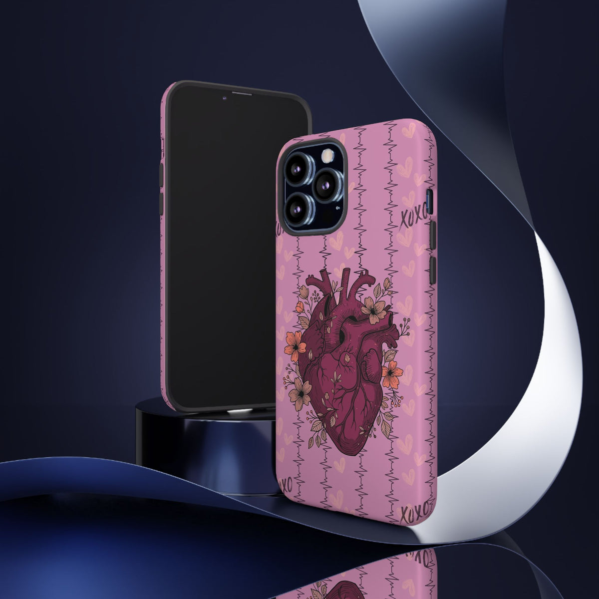 Pink Anatomical Heart Phone Case