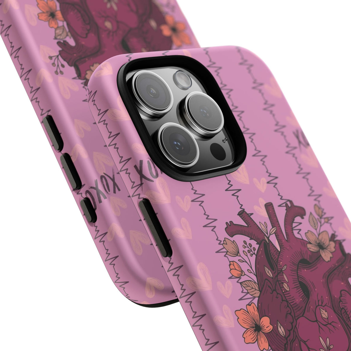 Pink Anatomical Heart Phone Case
