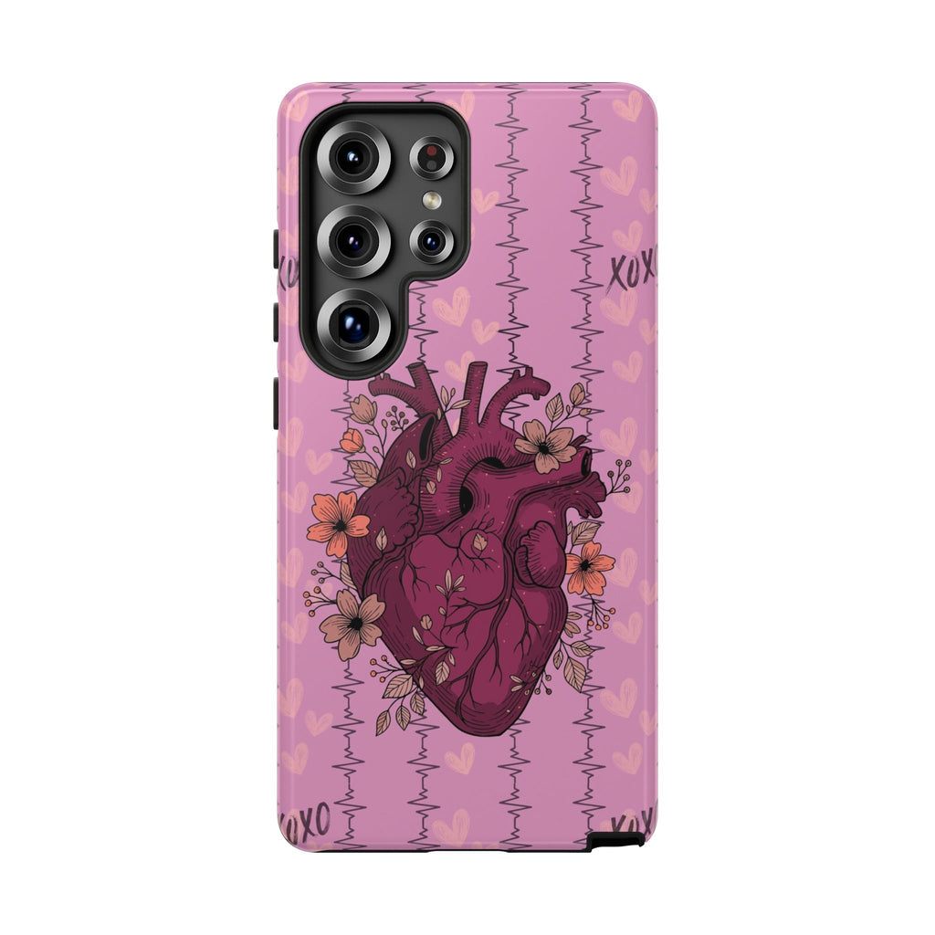Pink Anatomical Heart Phone Case