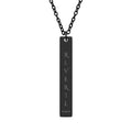 REVERIE Engraved Vertical Bar Necklace