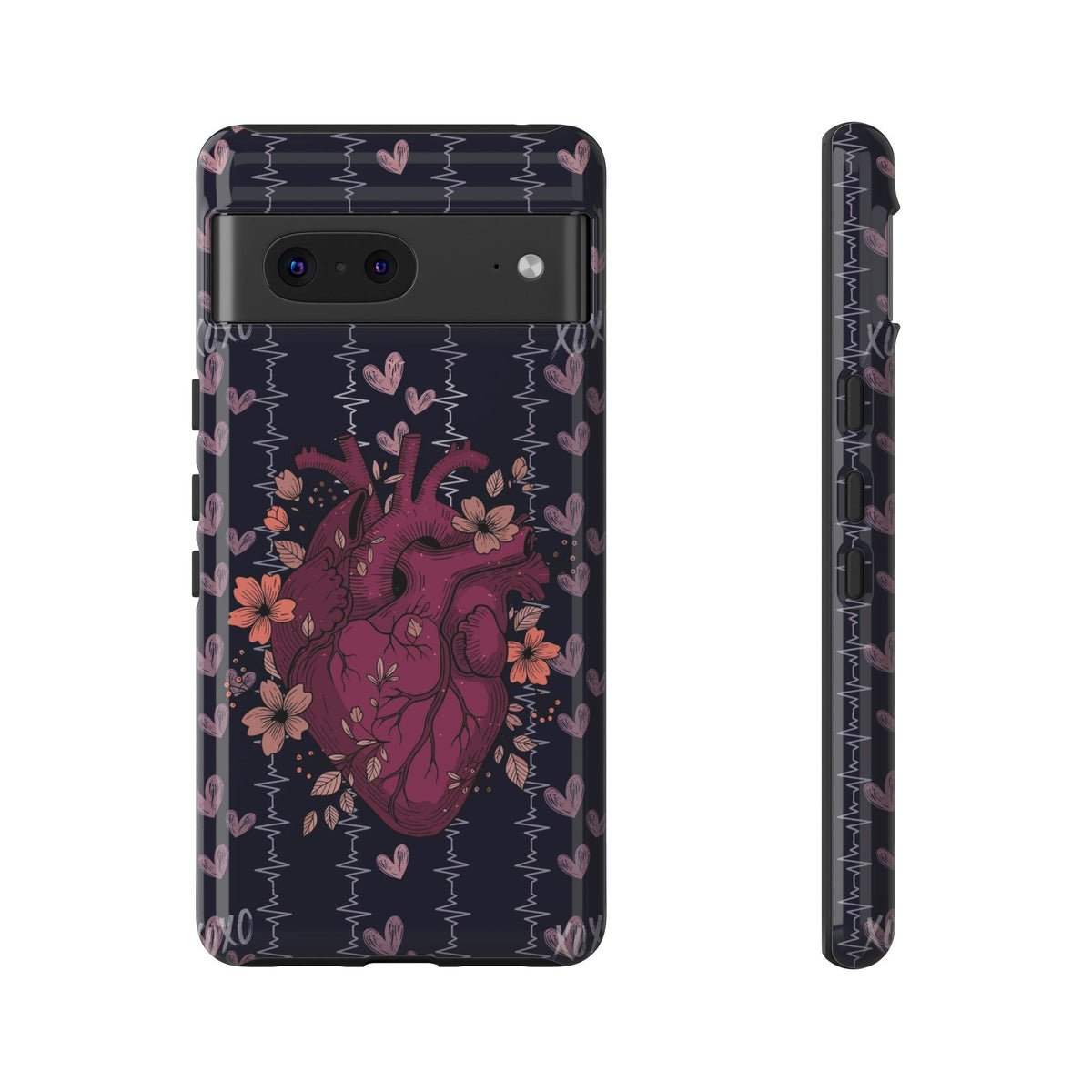 Dark Anatomical Heart Phone Case