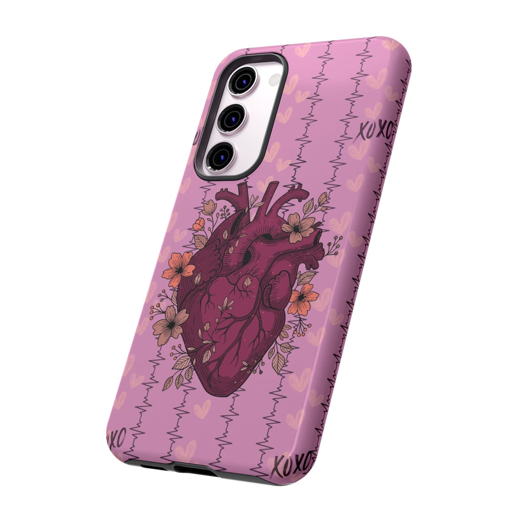 Pink Anatomical Heart Phone Case