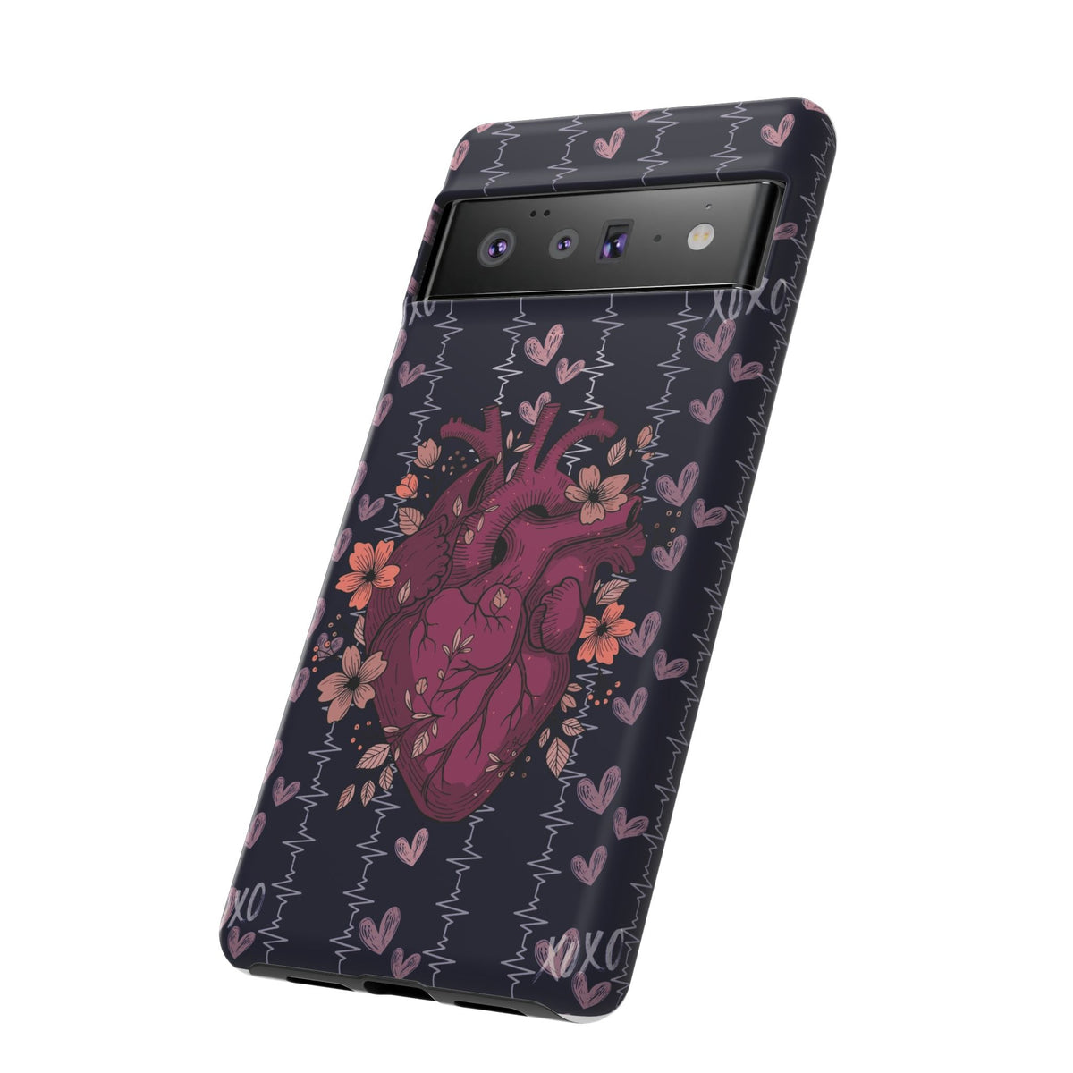 Dark Anatomical Heart Phone Case