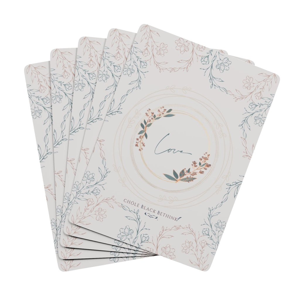 Love, Only Love Playing Cards – Elegant Wedding & Romantic Game Deck