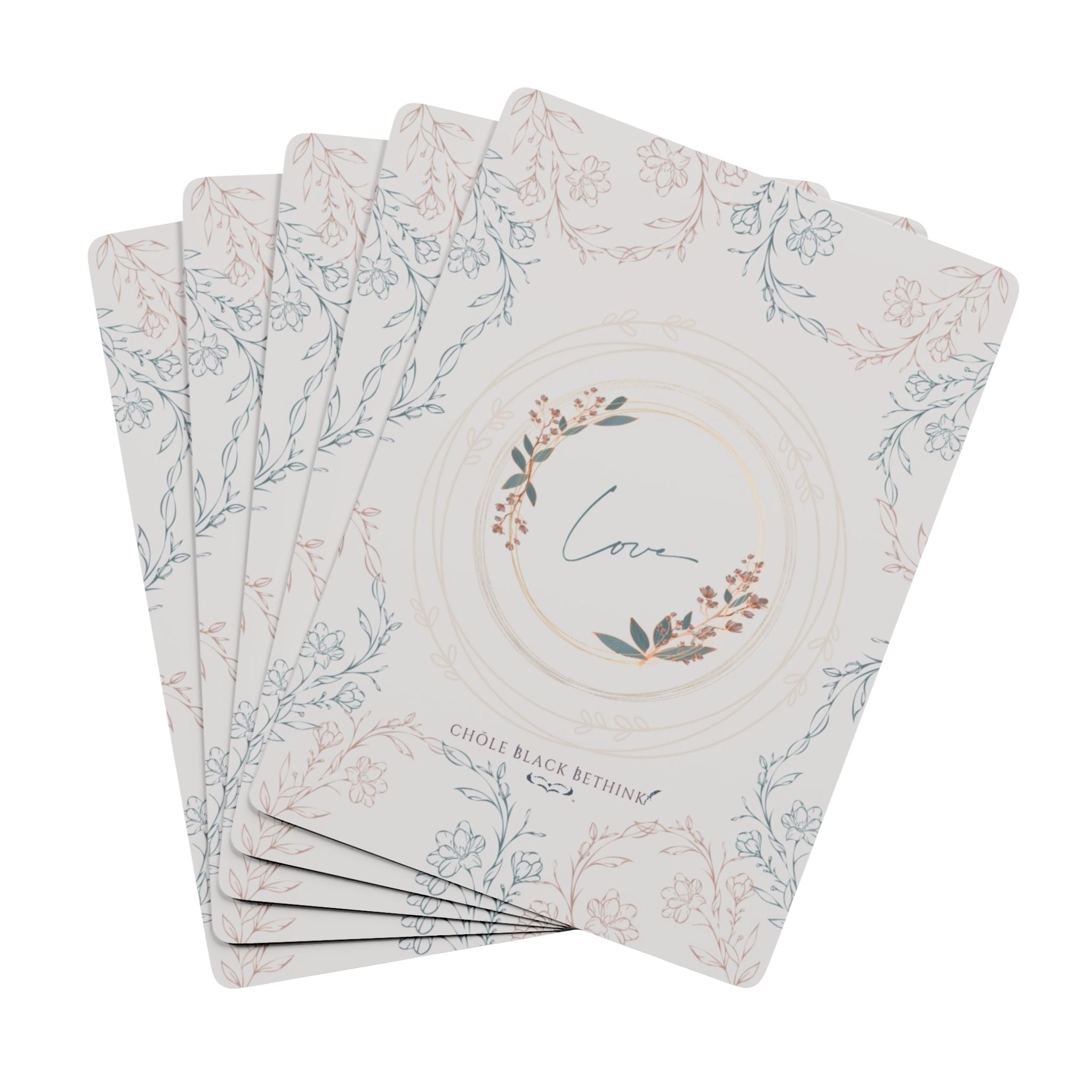 Love, Only Love Playing Cards – Elegant Wedding & Romantic Game Deck