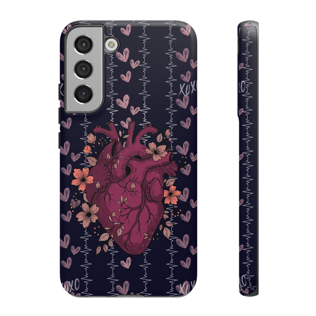 Dark Anatomical Heart Phone Case