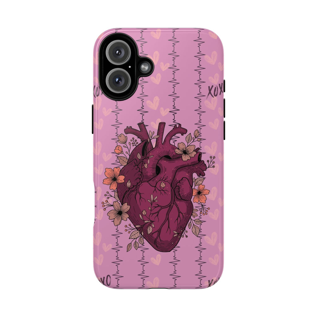 Pink Anatomical Heart Phone Case