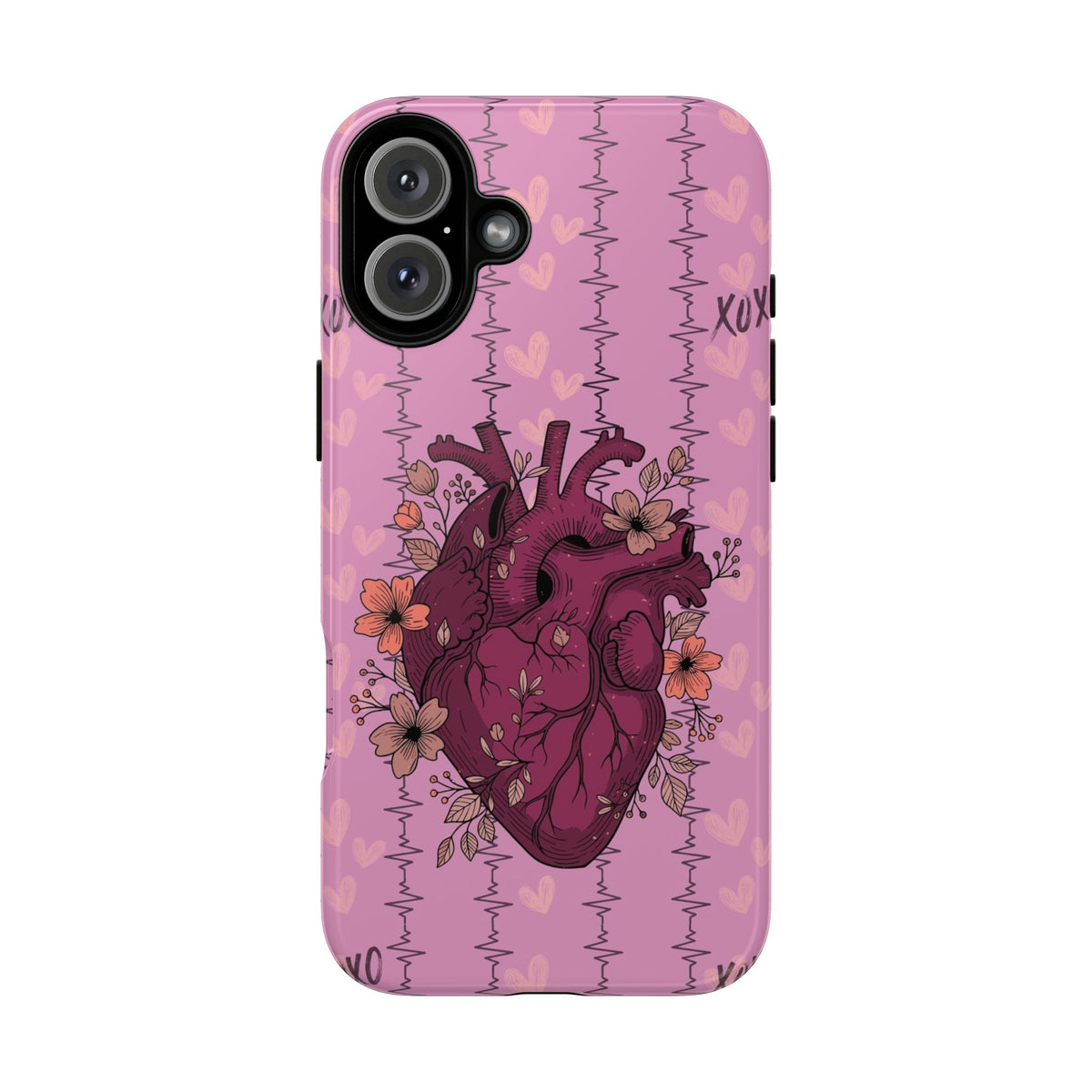 Pink Anatomical Heart Phone Case