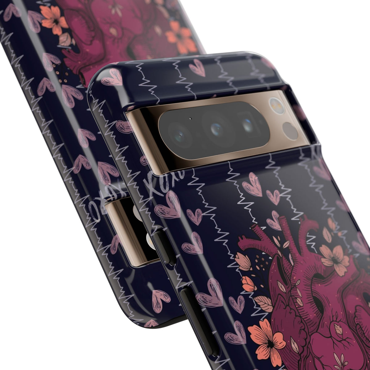 Dark Anatomical Heart Phone Case