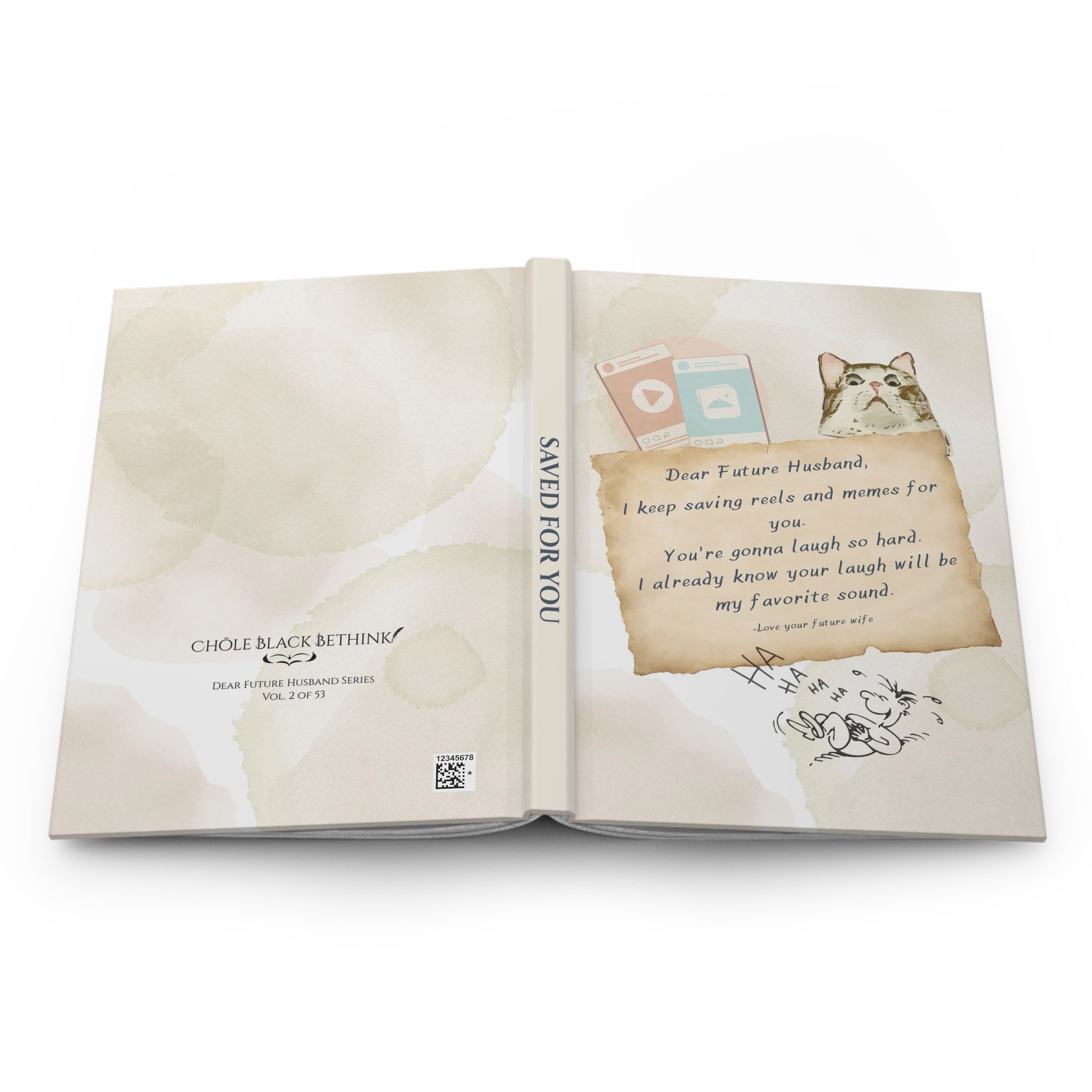 Saved For You - Hardcover Journal