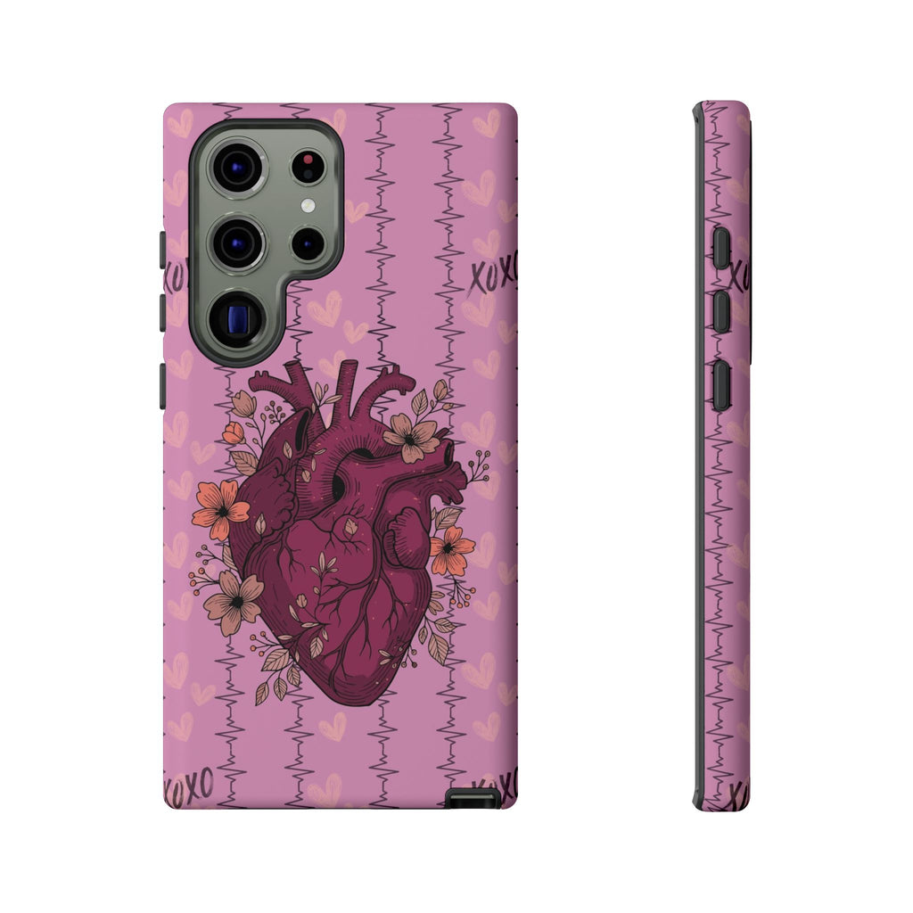 Pink Anatomical Heart Phone Case