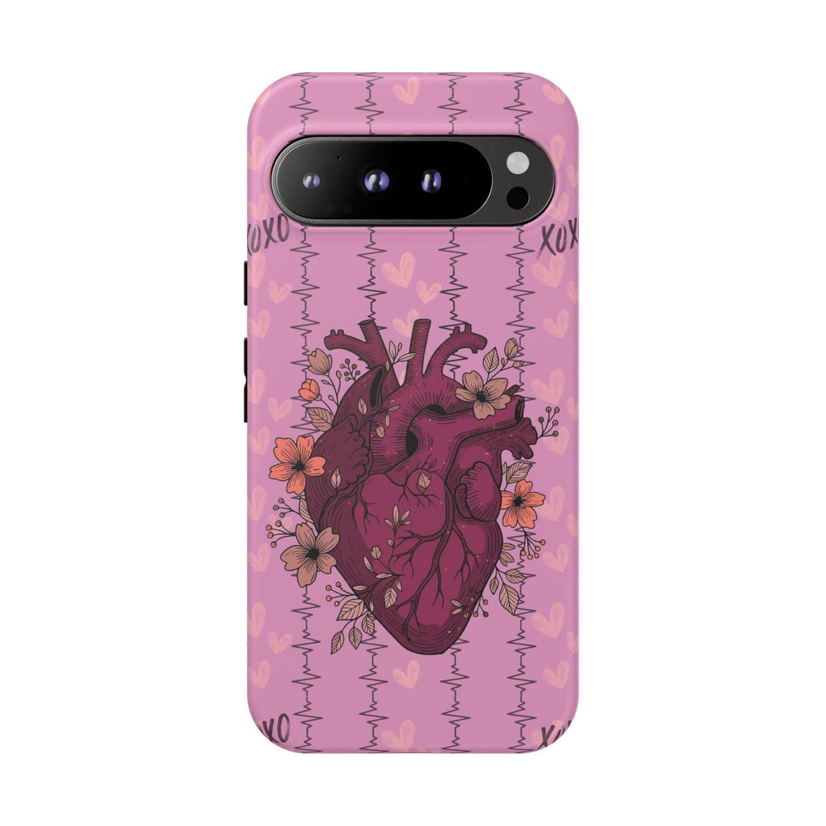 Pink Anatomical Heart Phone Case
