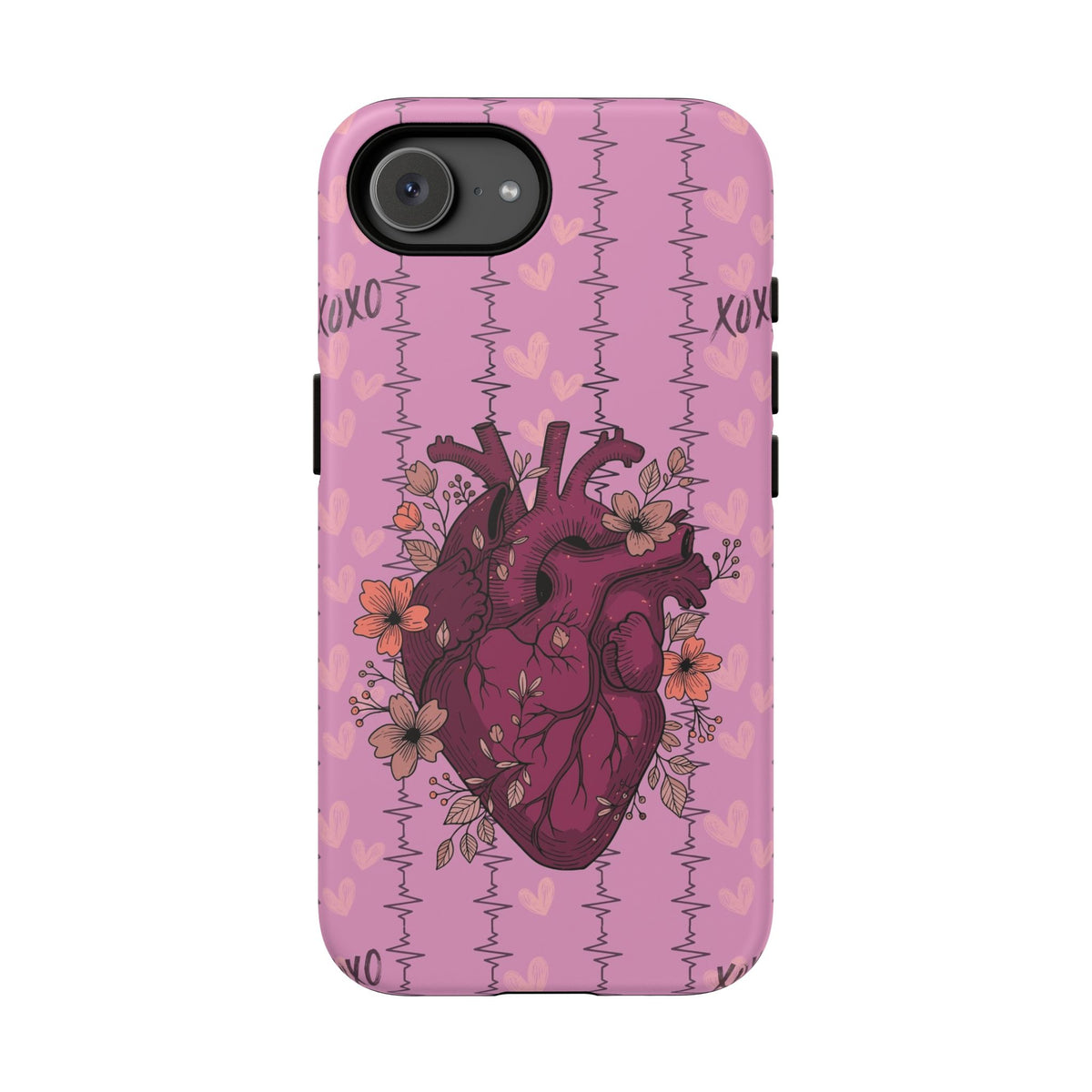 Pink Anatomical Heart Phone Case
