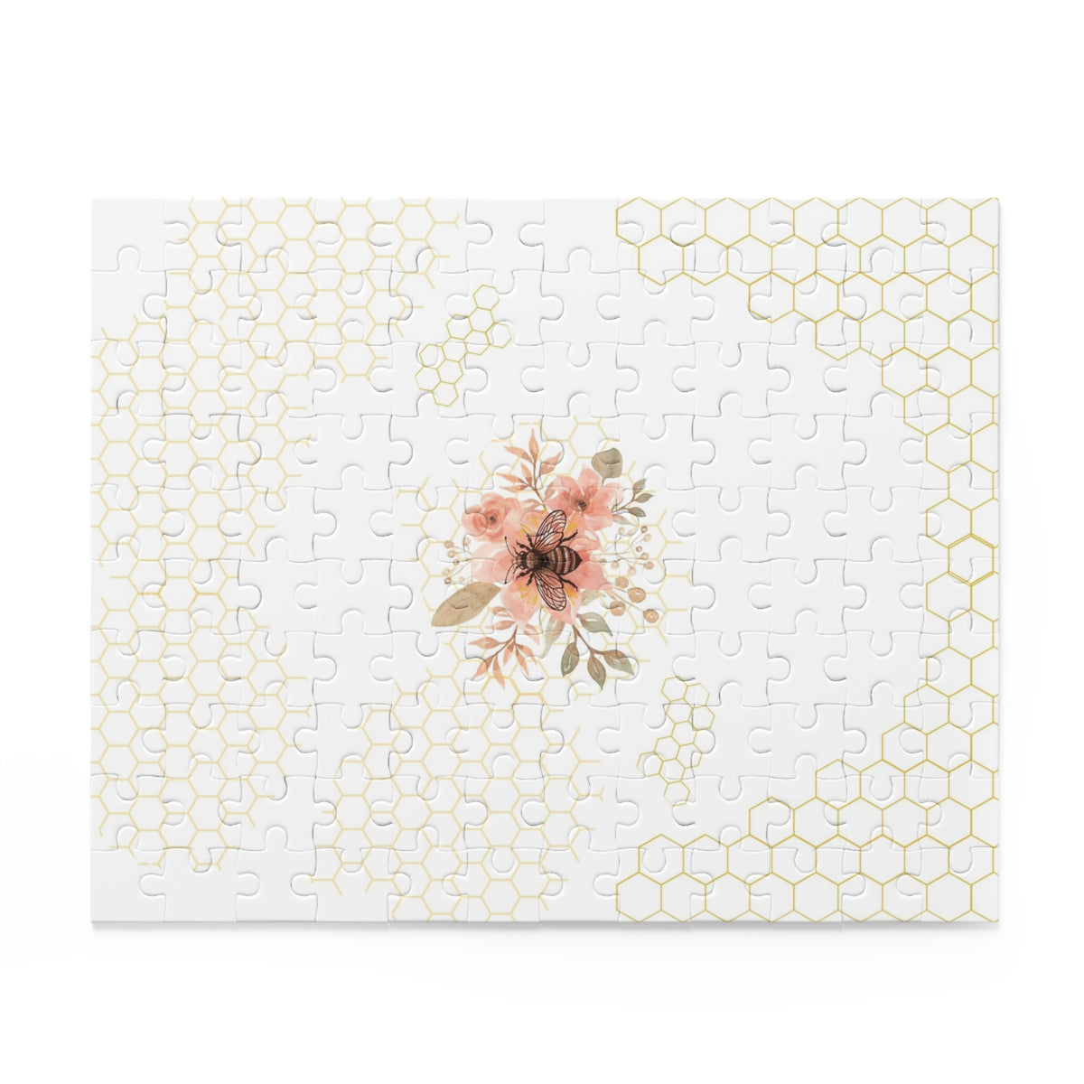 Honeycomb with floral Puzzle
