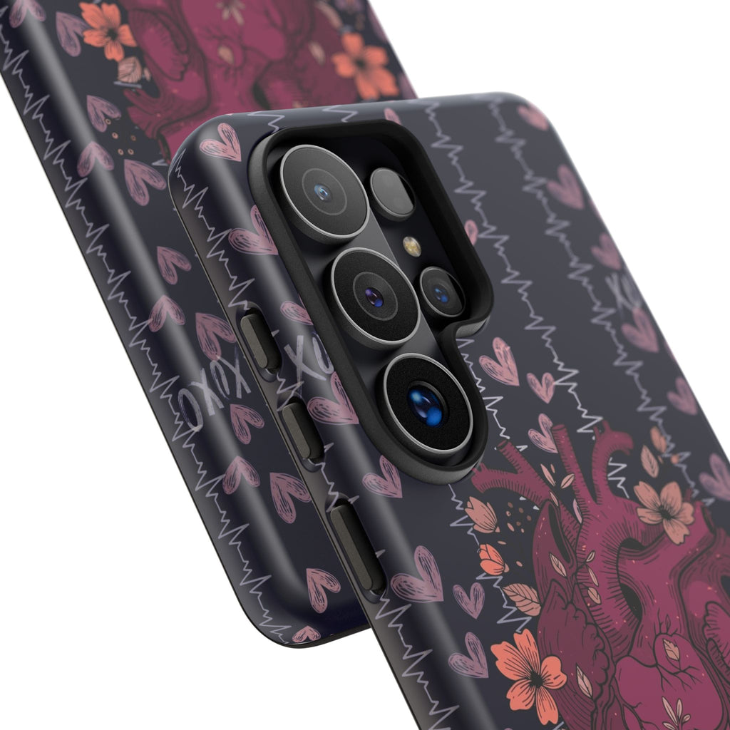 Dark Anatomical Heart Phone Case