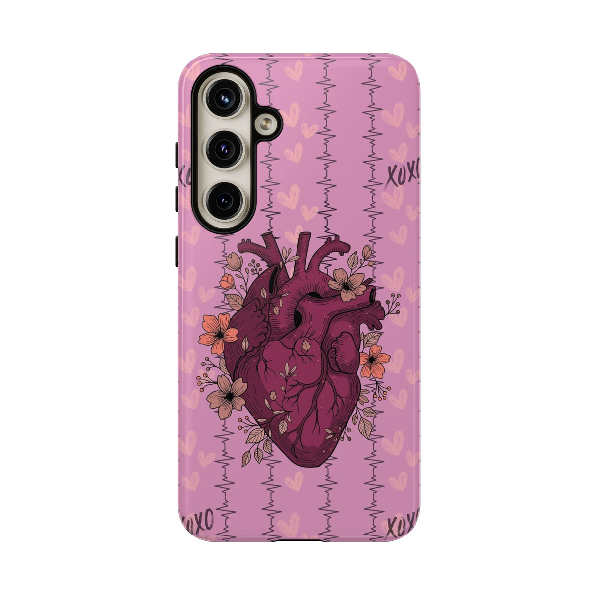 Pink Anatomical Heart Phone Case