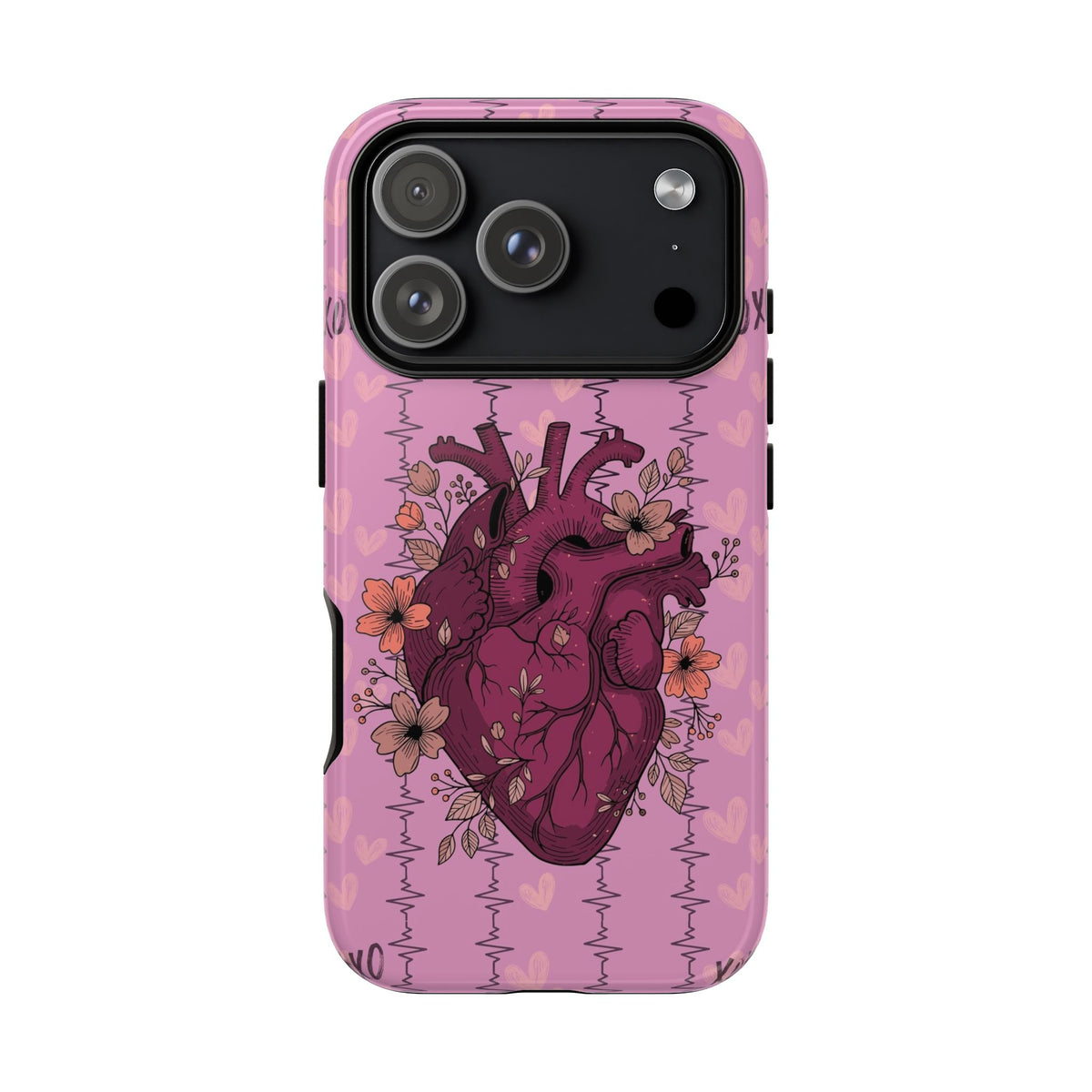 Pink Anatomical Heart Phone Case
