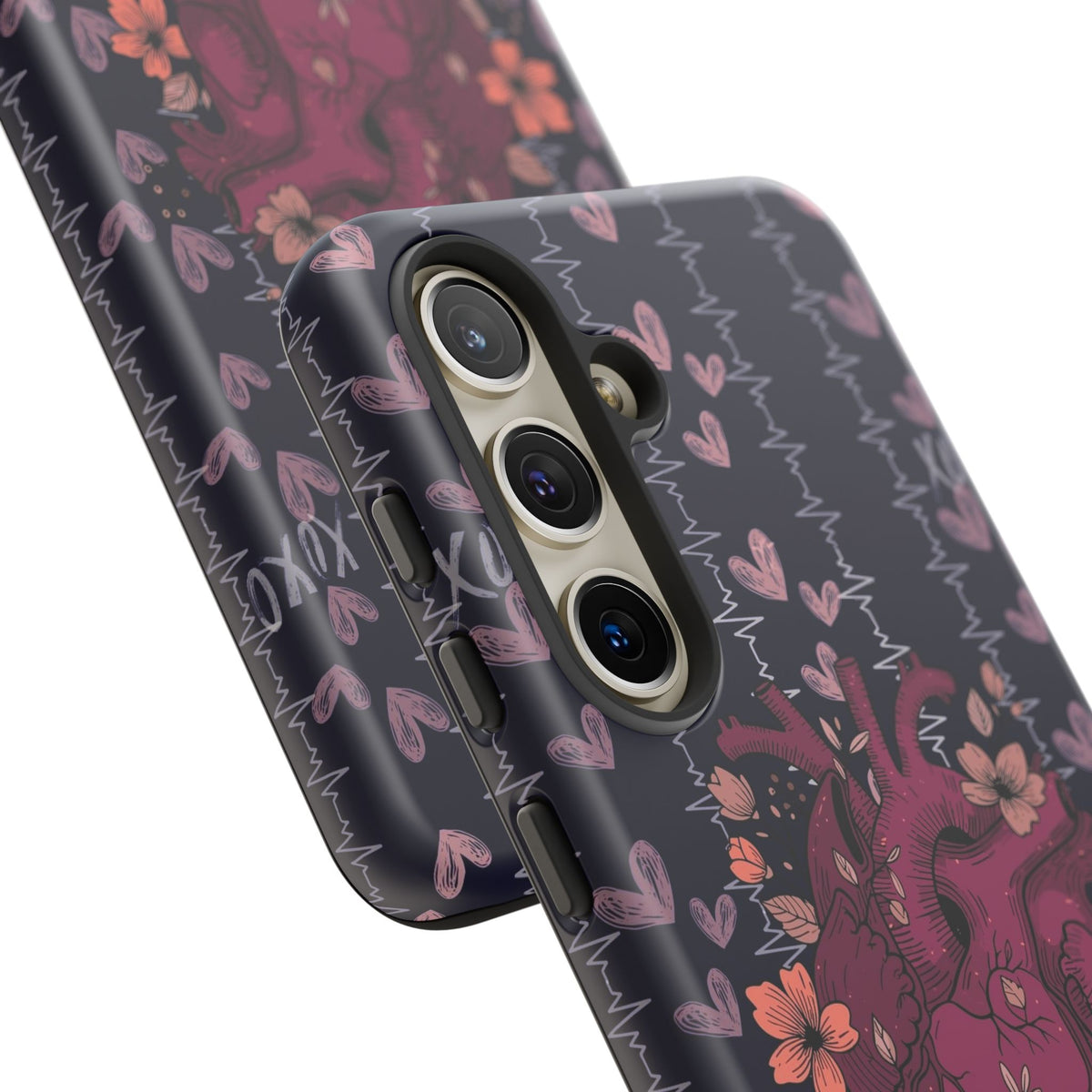 Dark Anatomical Heart Phone Case