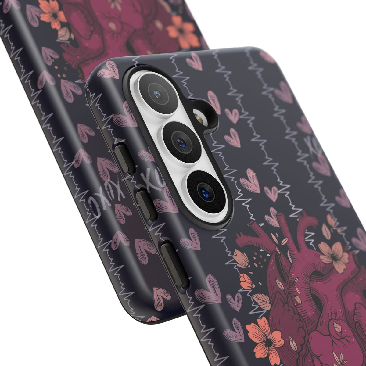 Dark Anatomical Heart Phone Case