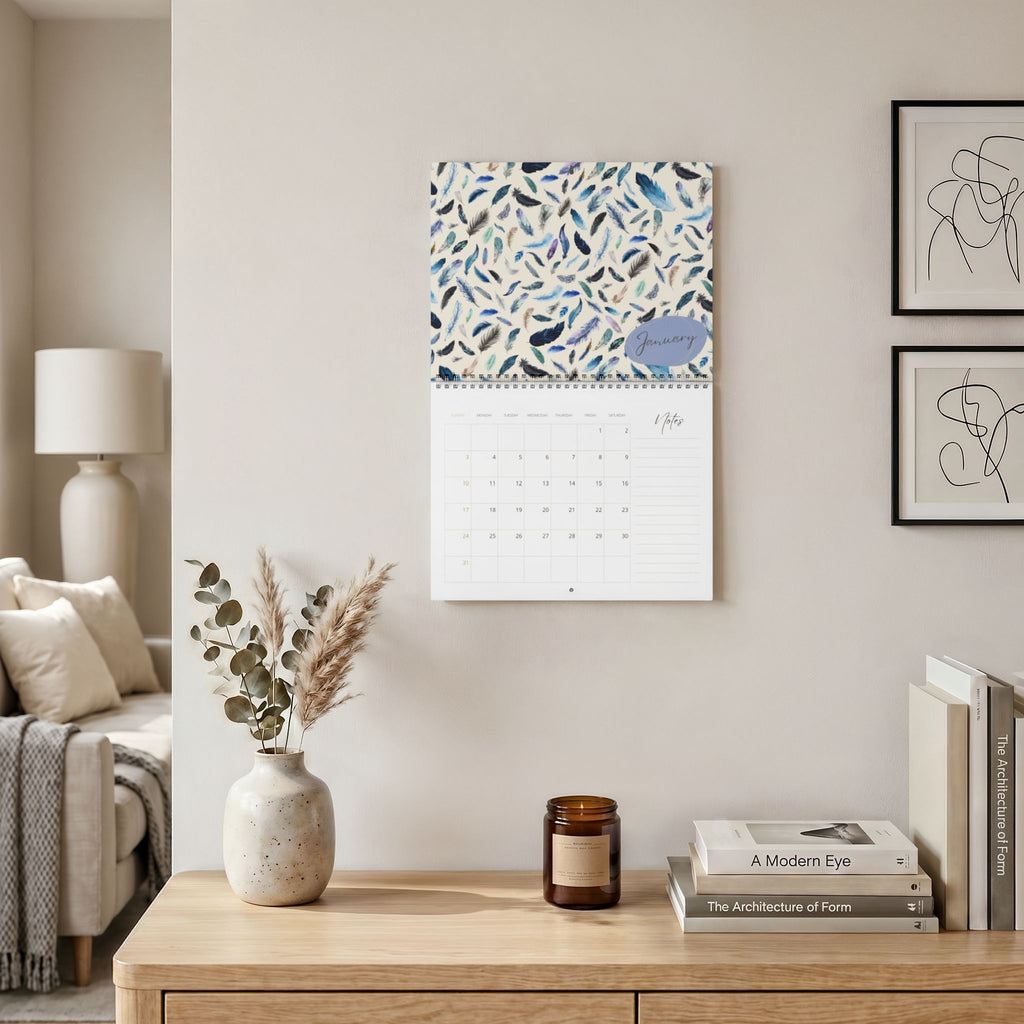 2027 Bethink Wall Calendar — Monthly Planner with Notes