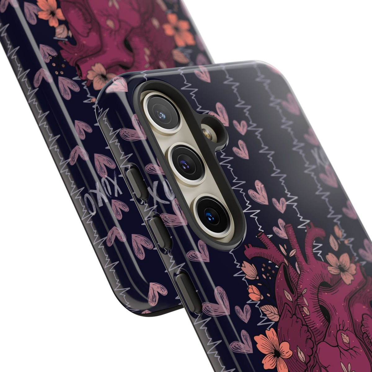 Dark Anatomical Heart Phone Case