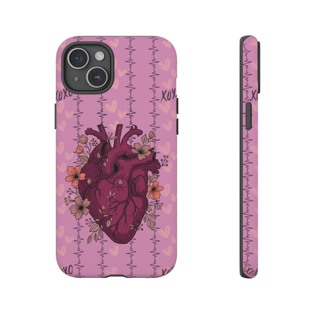 Pink Anatomical Heart Phone Case