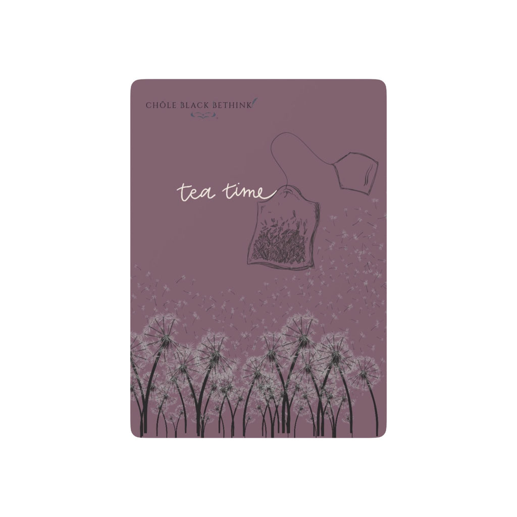 Tea Time Playing Cards — Floral Dandelion Design