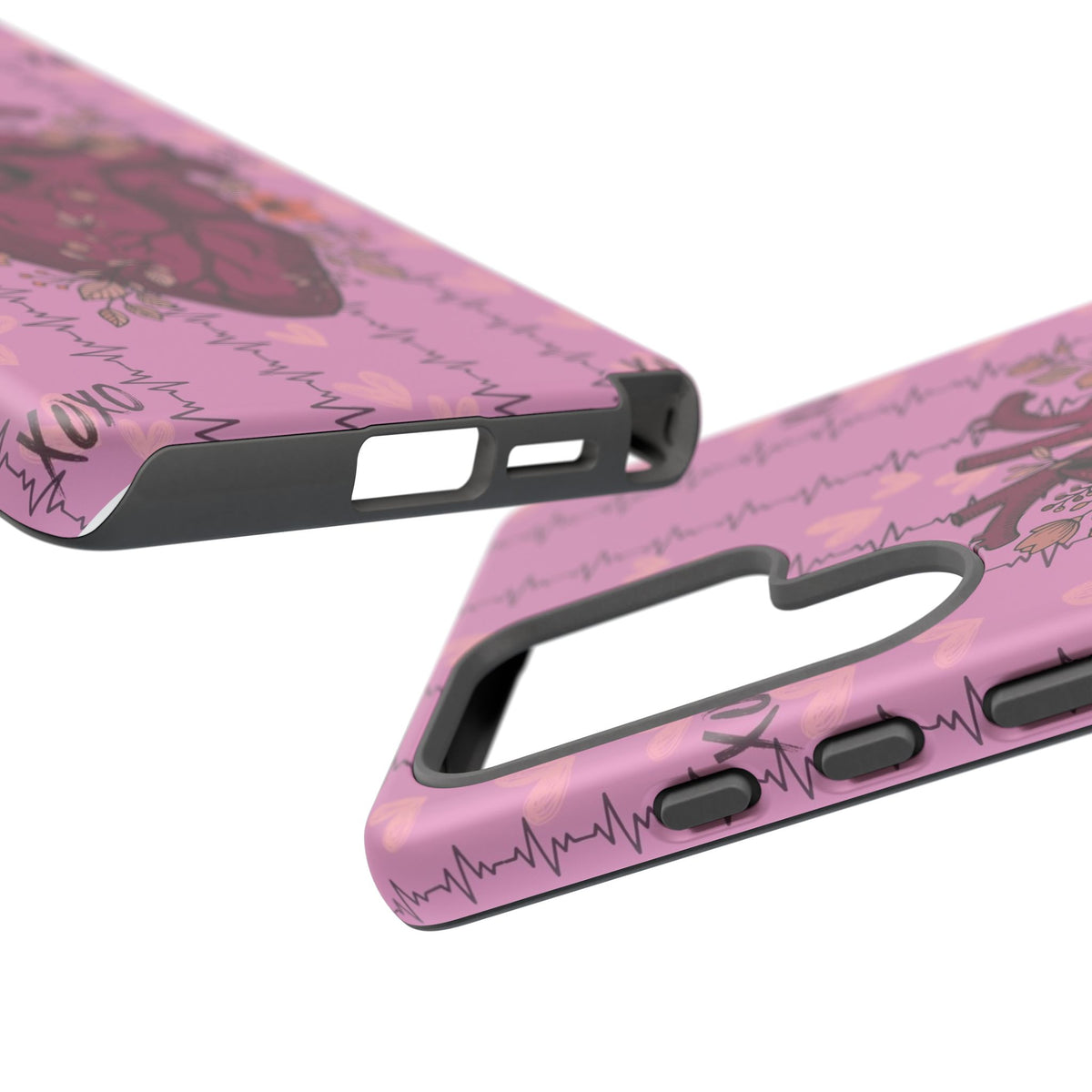 Pink Anatomical Heart Phone Case