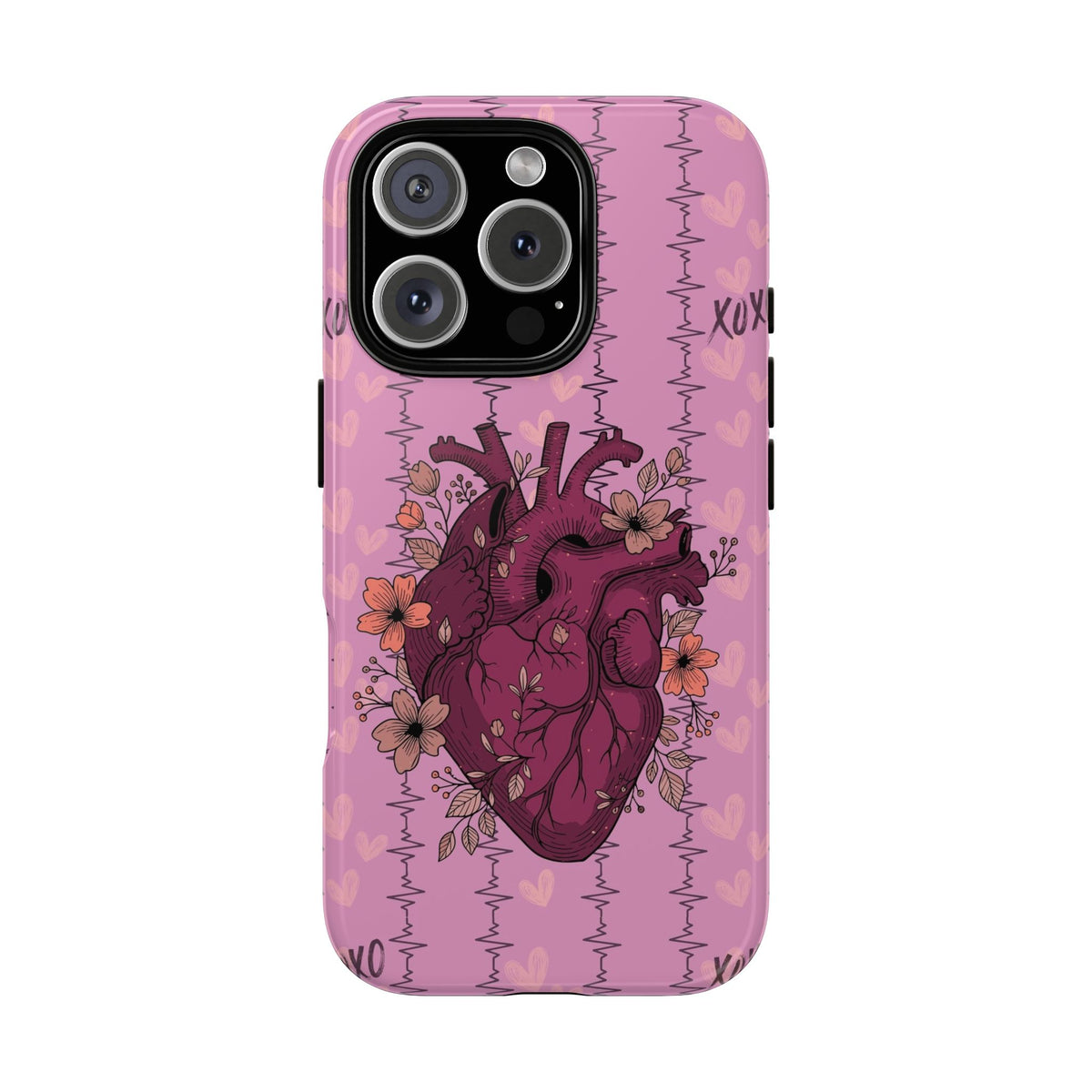 Pink Anatomical Heart Phone Case