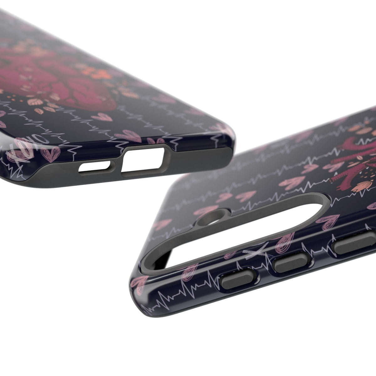 Dark Anatomical Heart Phone Case