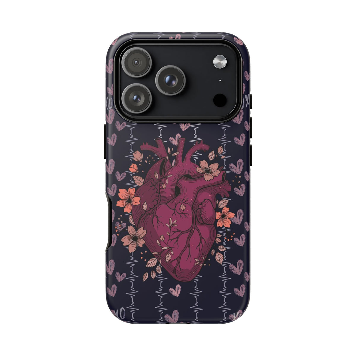 Dark Anatomical Heart Phone Case