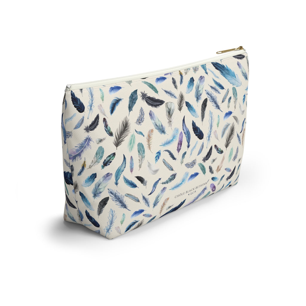 Nevermore Feather Cosmetic Bag