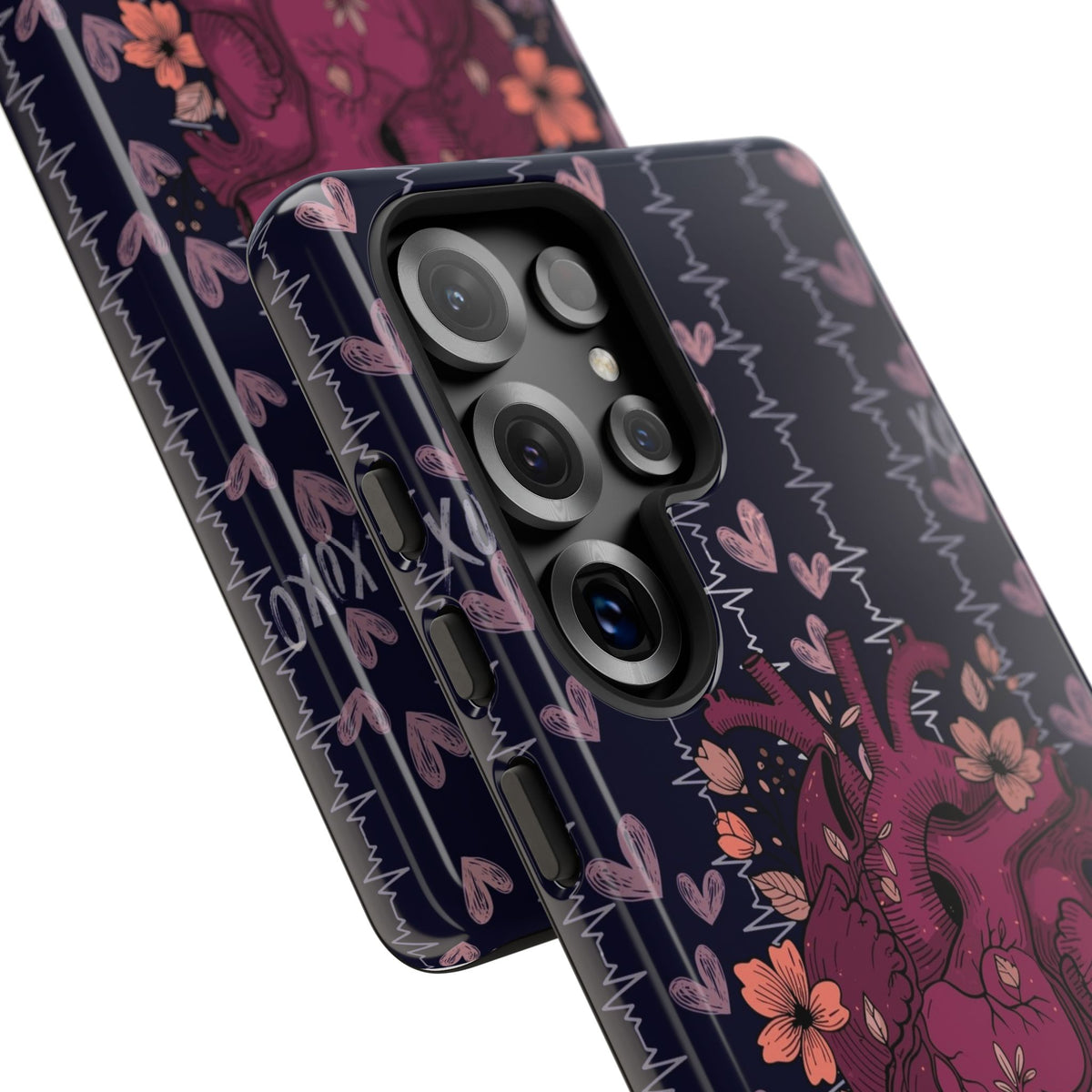 Dark Anatomical Heart Phone Case
