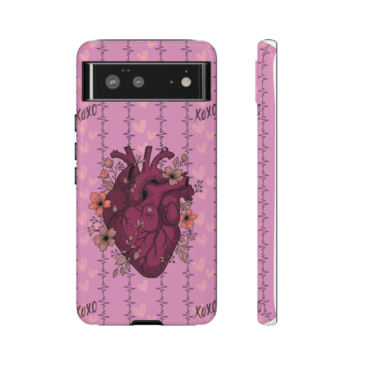 Pink Anatomical Heart Phone Case