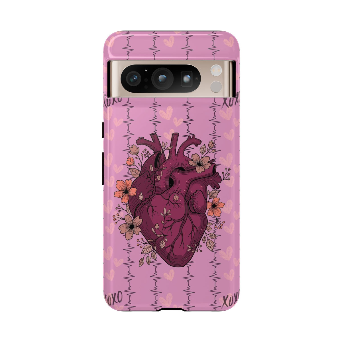 Pink Anatomical Heart Phone Case