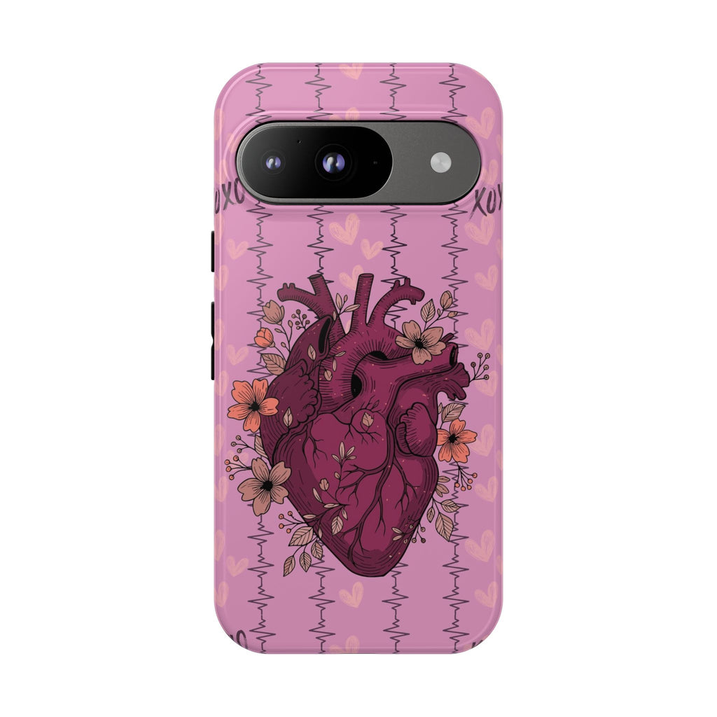 Pink Anatomical Heart Phone Case