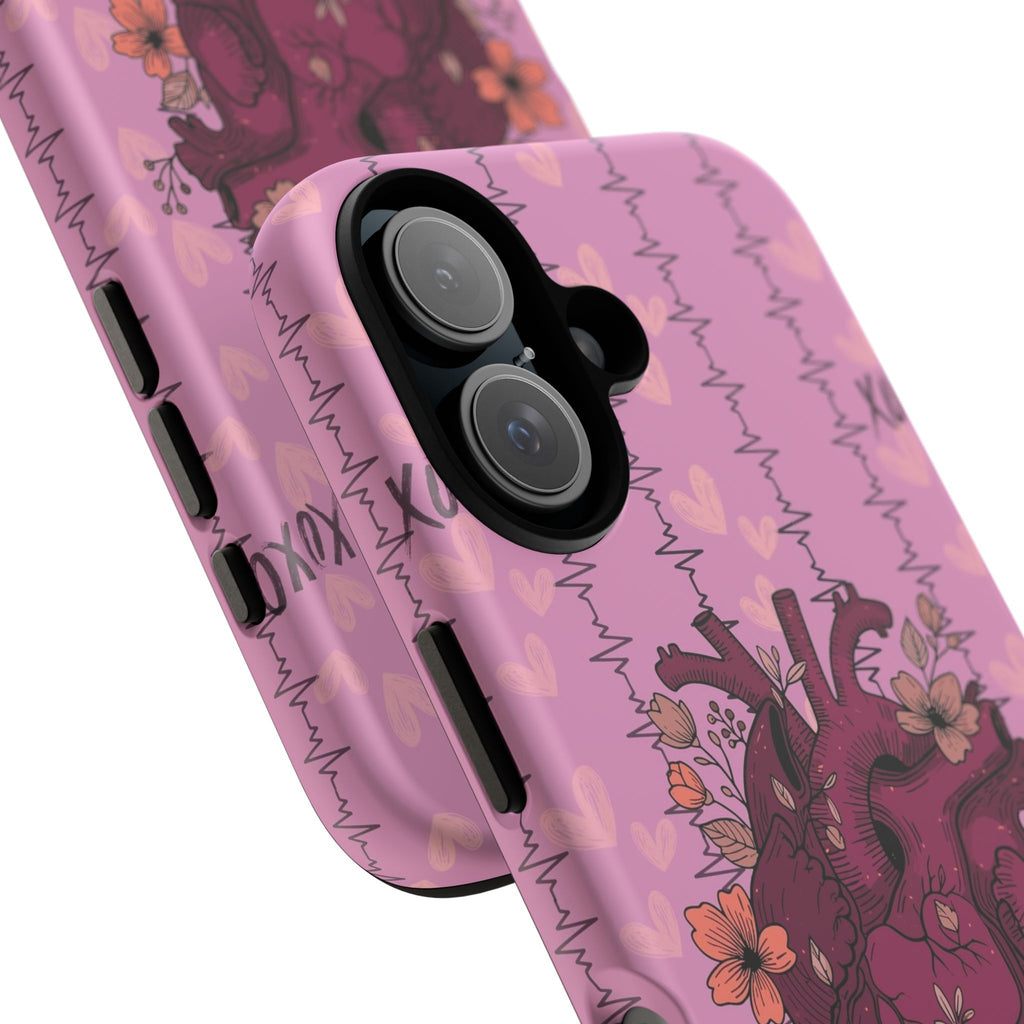 Pink Anatomical Heart Phone Case