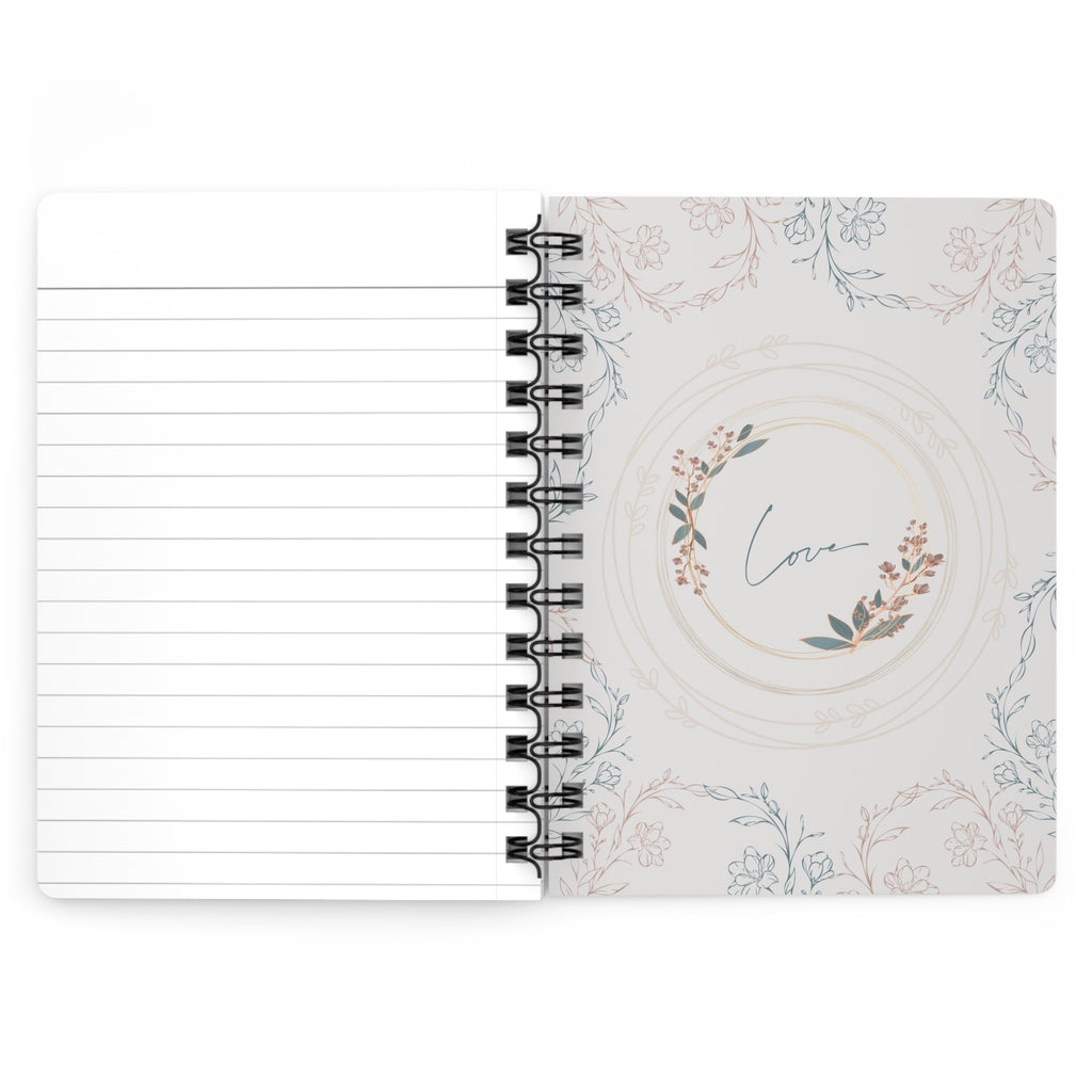 Love, Only Love - Floral Spiral Journal