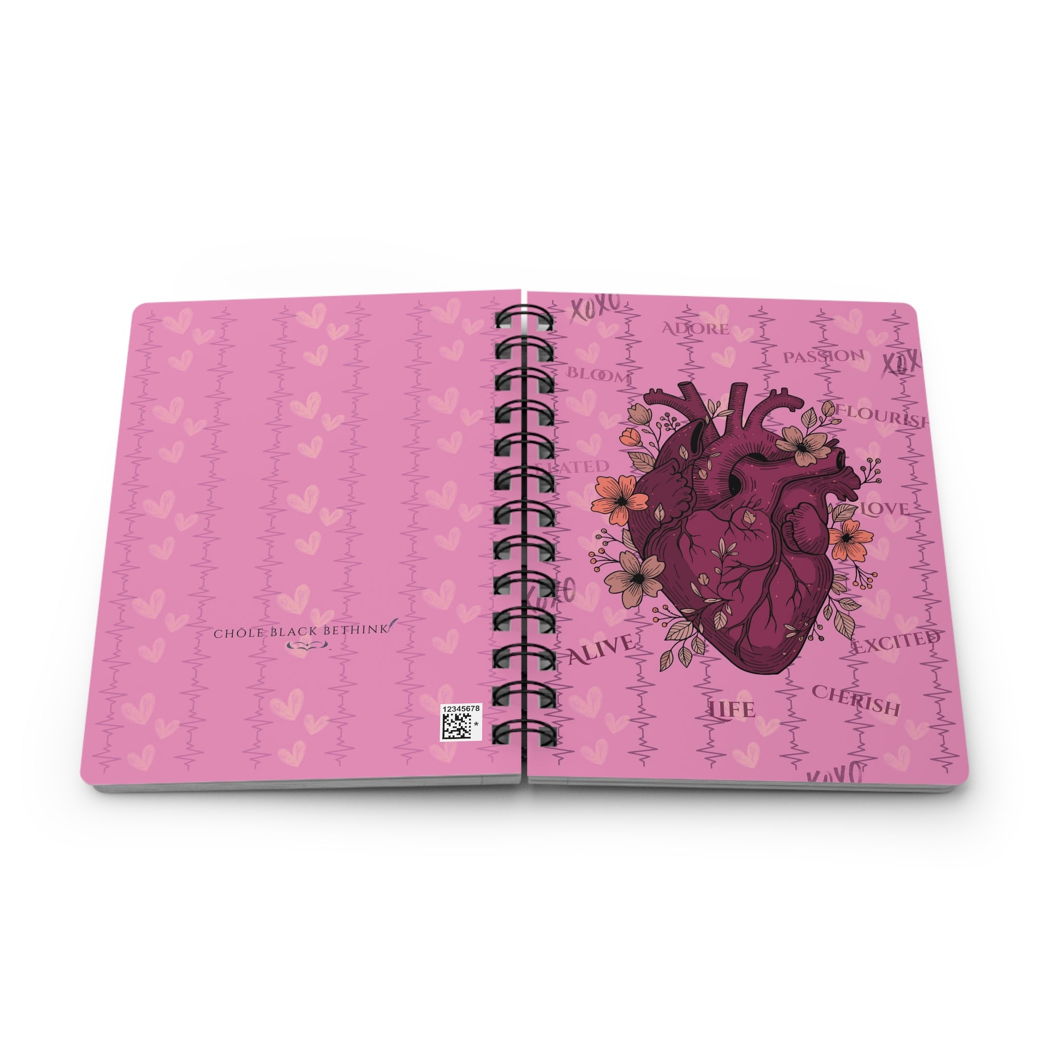 Love Is Strange - Anatomical Heart Spiral Journal