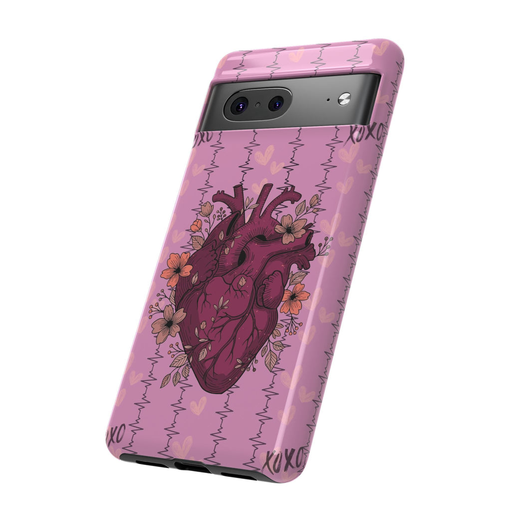 Pink Anatomical Heart Phone Case