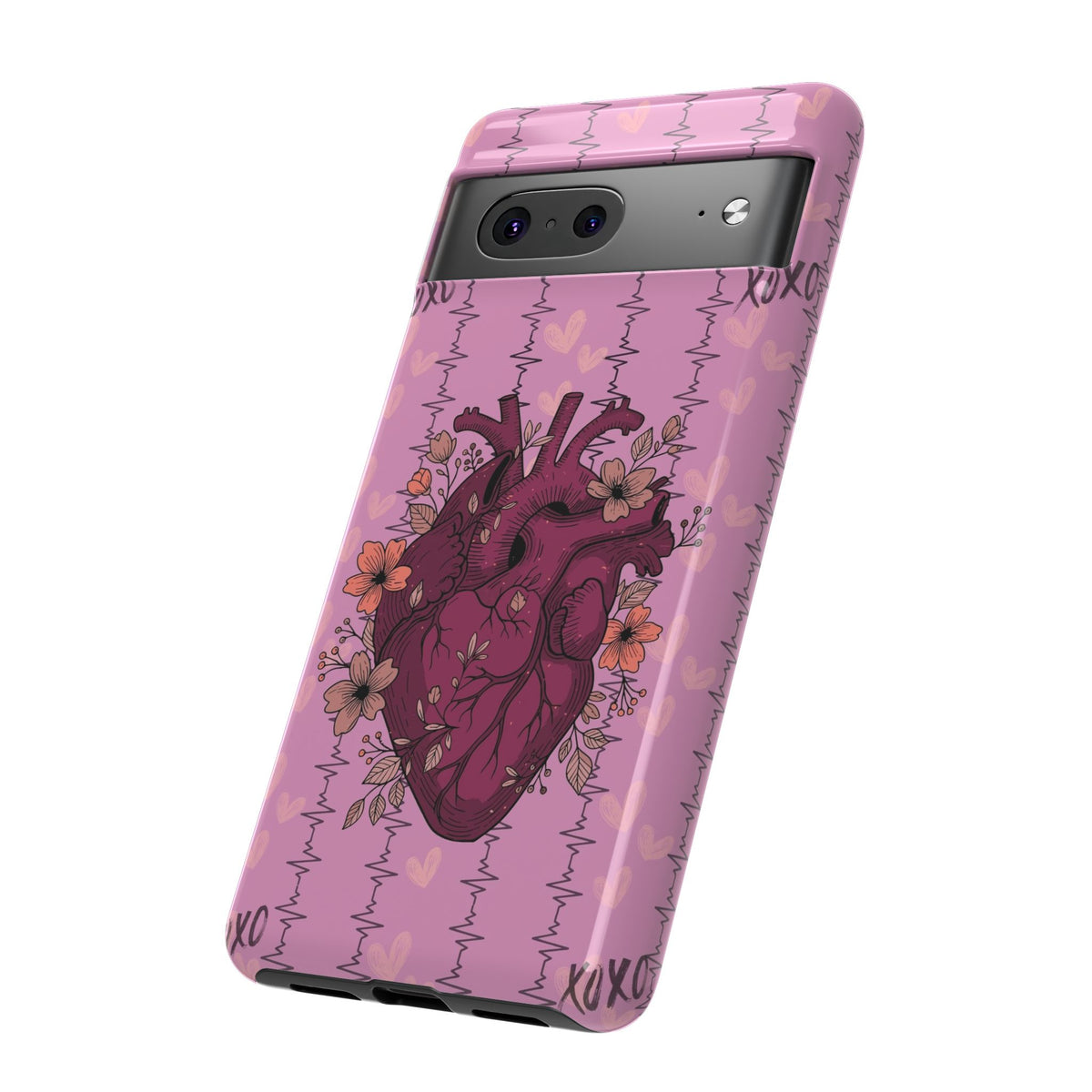 Pink Anatomical Heart Phone Case
