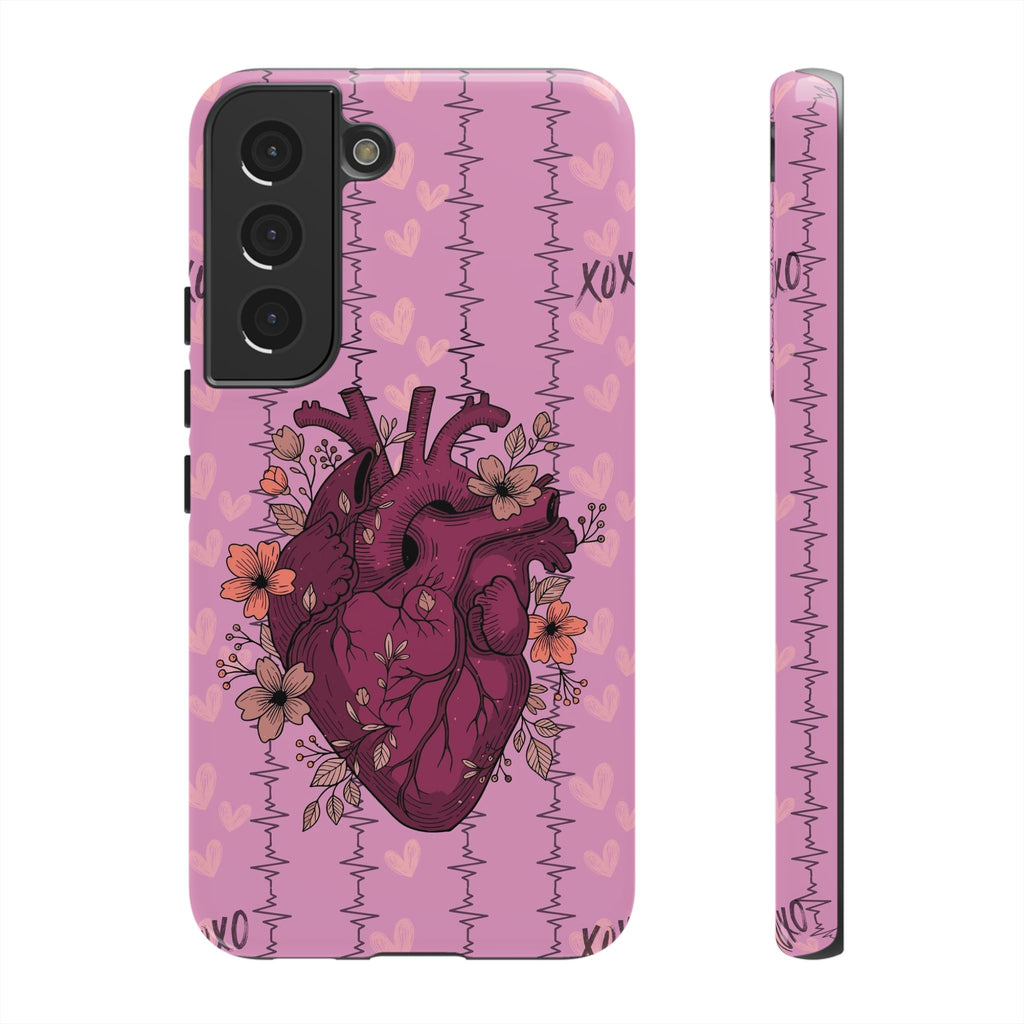 Pink Anatomical Heart Phone Case