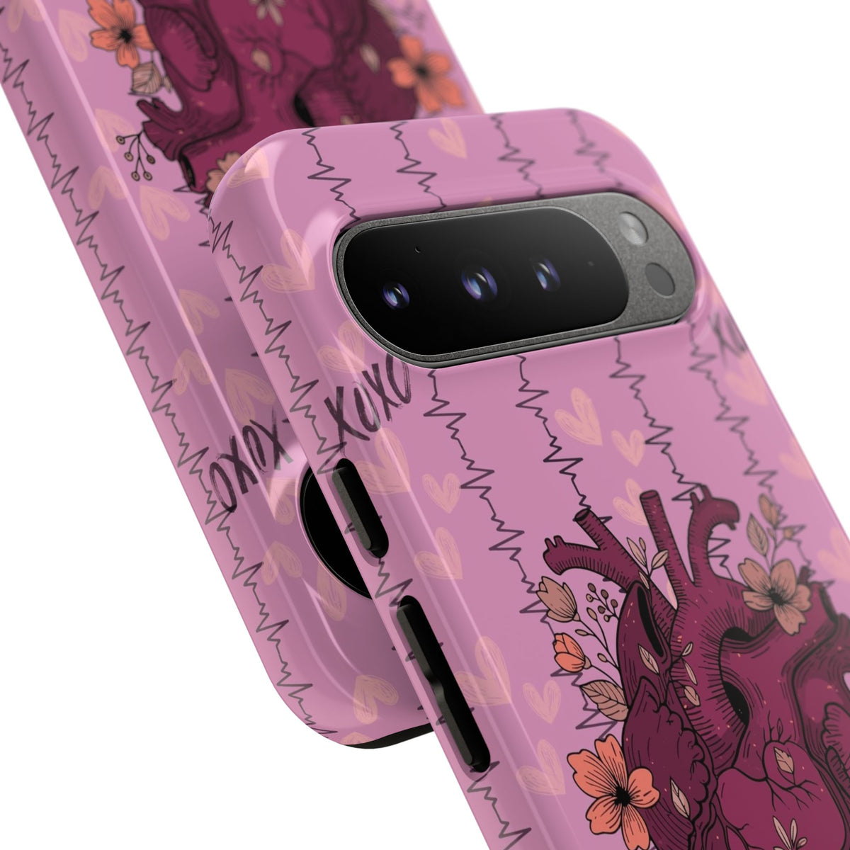 Pink Anatomical Heart Phone Case