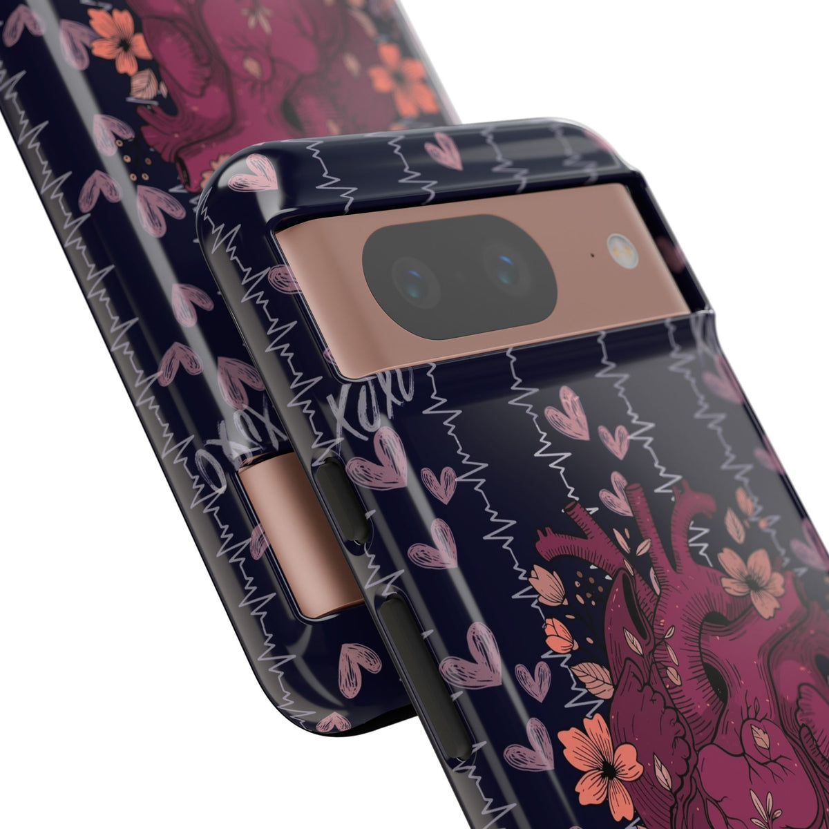 Dark Anatomical Heart Phone Case