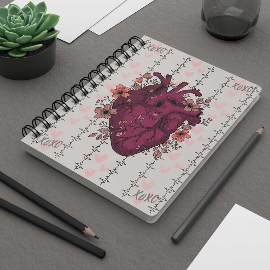Love Is a Rhythm — Anatomical Heart Spiral Journal