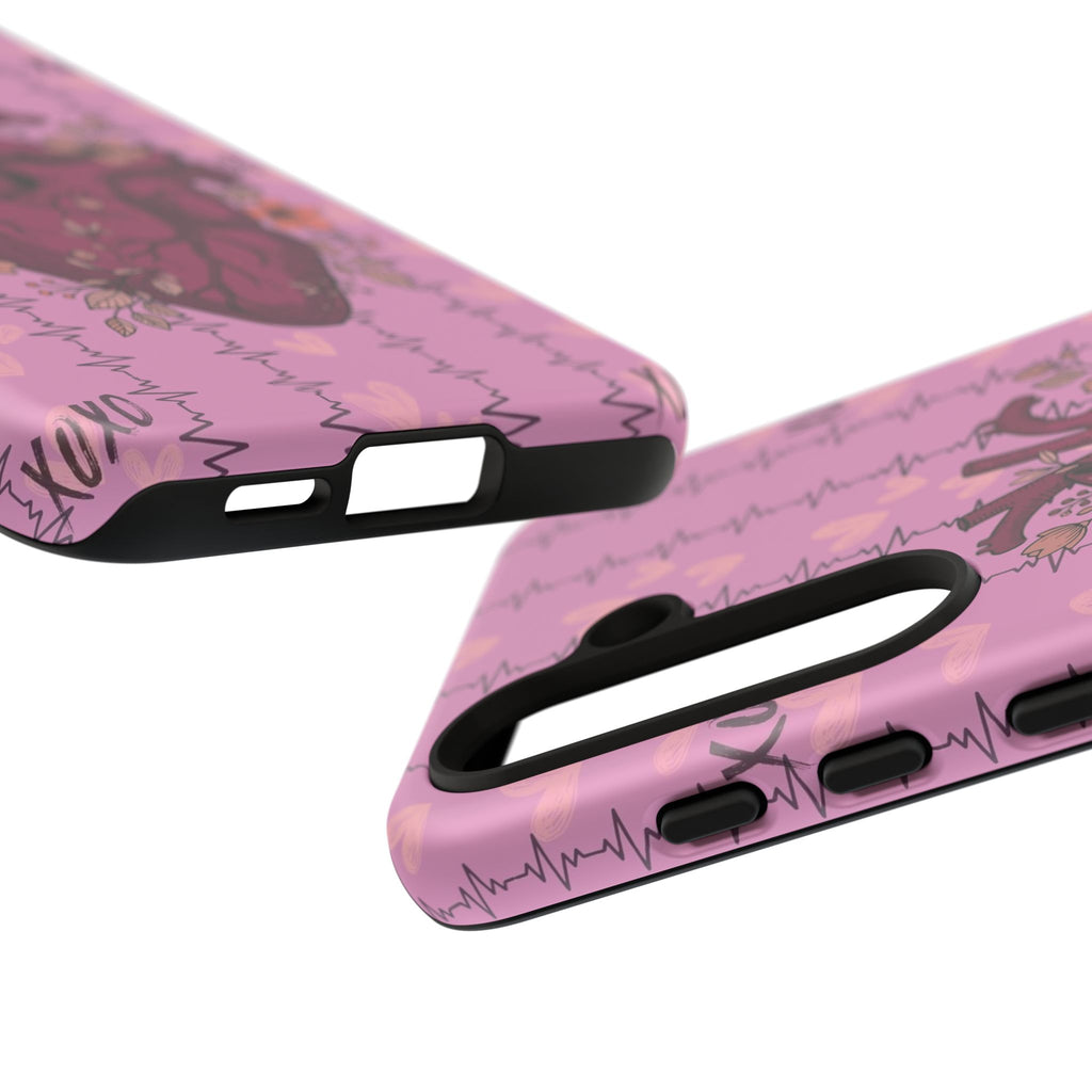Pink Anatomical Heart Phone Case